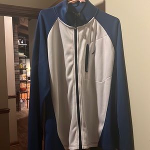 Nautica fleece lined warm up jacket
